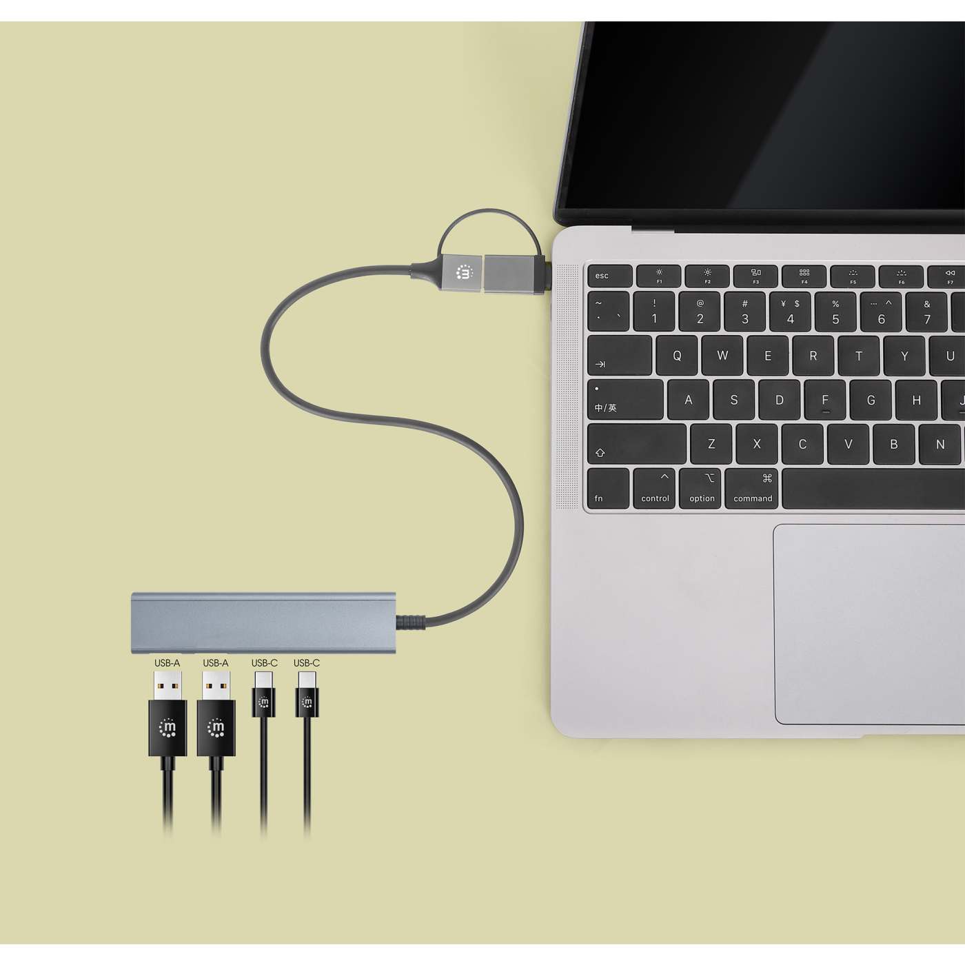 4-Port USB 3.0 Type-C / Type-A Combo Hub 2x2 Image 7