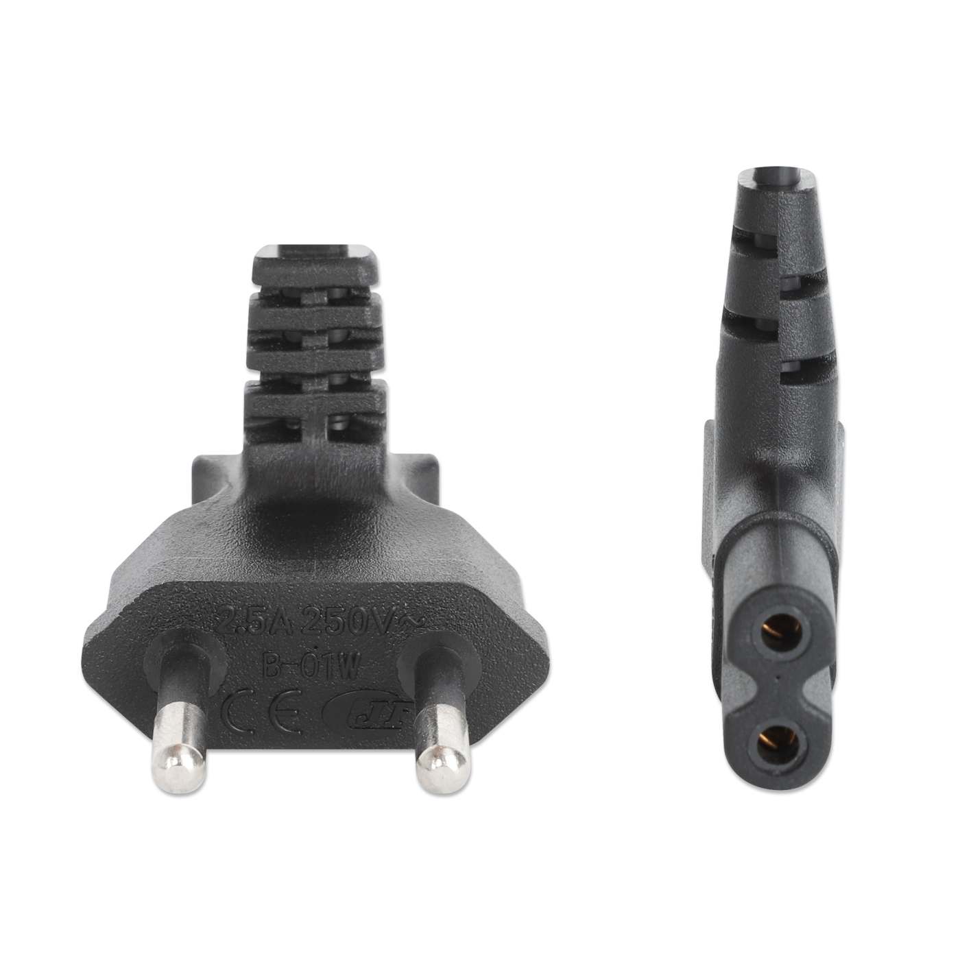 Angled EU Power Cable C7 to CEE 7/16, 3 m Image 6