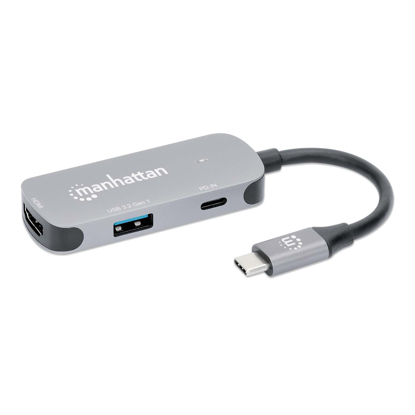 LINDY HDMI Naar USB-C Converter – 4K@60Hz, Incl. USB Voedingskabel, Plug-and-Play, Voor Monitoren & Displays