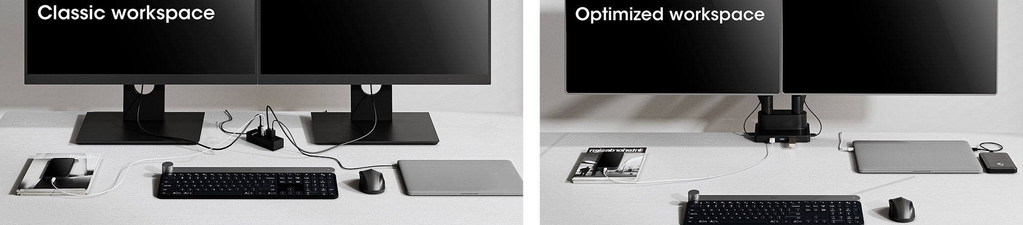 classic workspace vs. optimized workspace