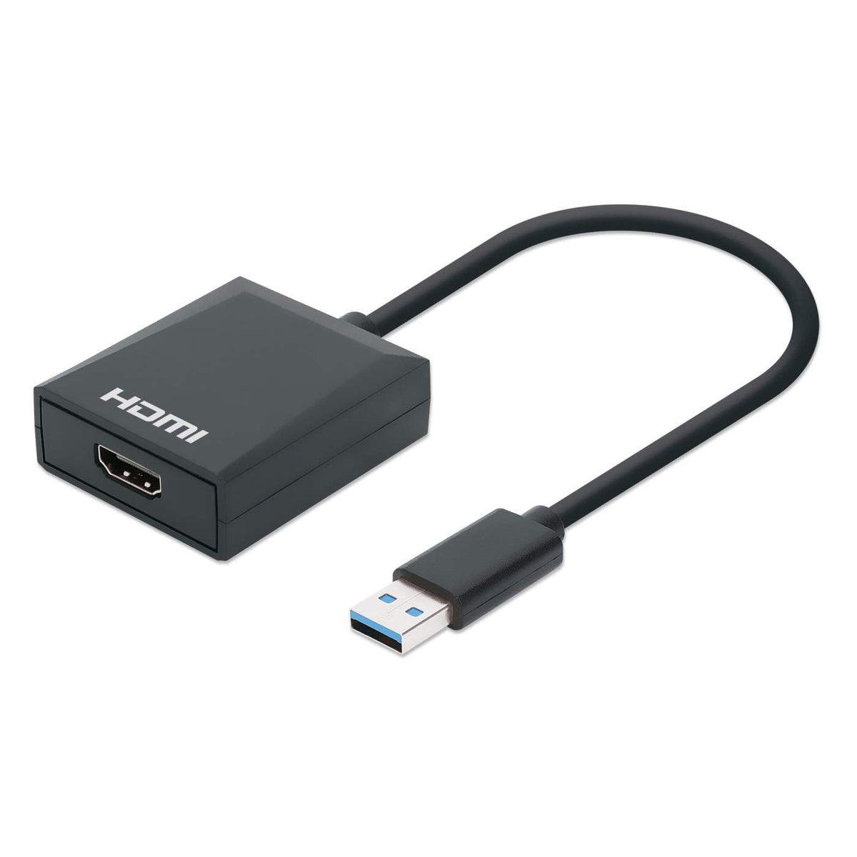 USB to Dual HDMI Adapter, 4K30Hz + 1080p - USB-A Display Adapters