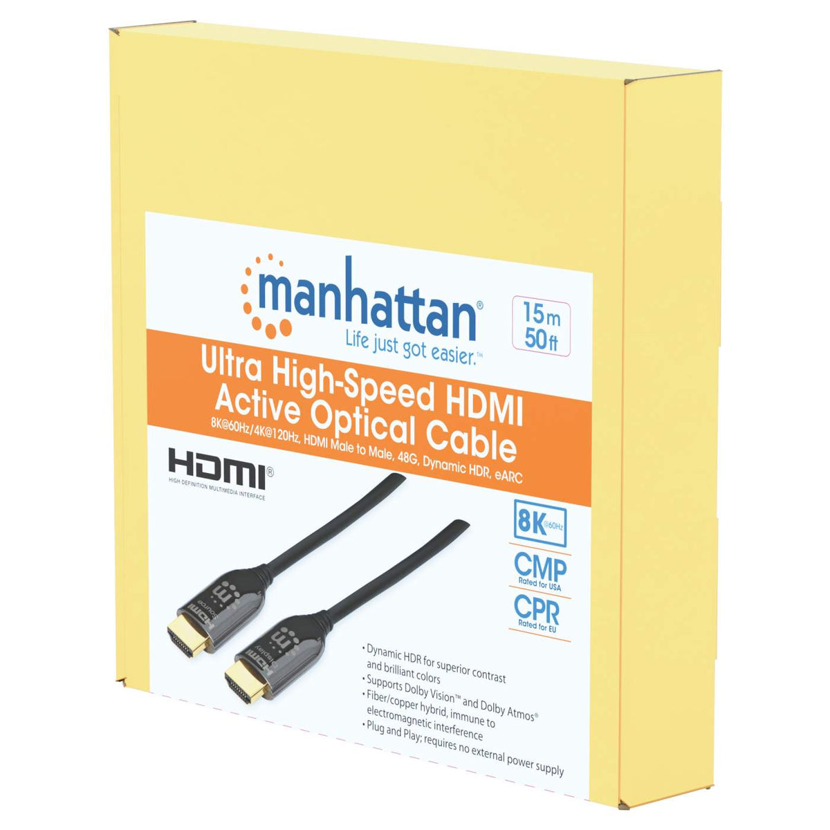 HDMI A/A Micro HDMI AOC Fiber Optic Cable 4K 20m - HDMI Cables - Multimedia  Cables - Cables and Sockets