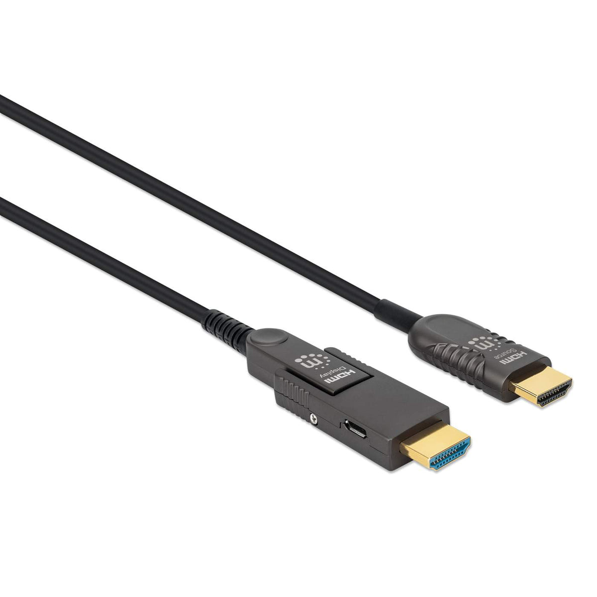 Cordon HDMI amplifié type A mâle/type A mâle