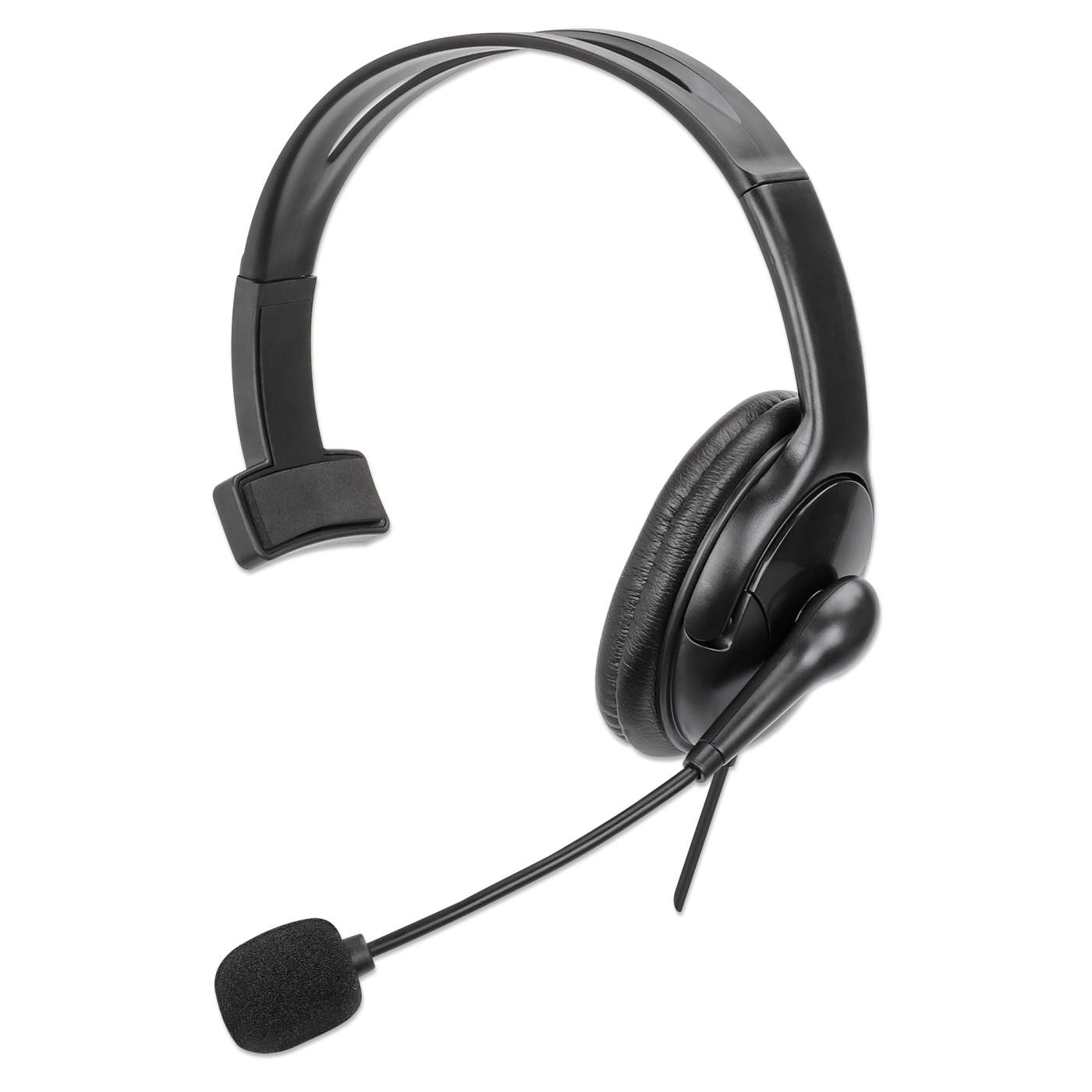 Mono USB Headset with Reversible Microphone - Main Image