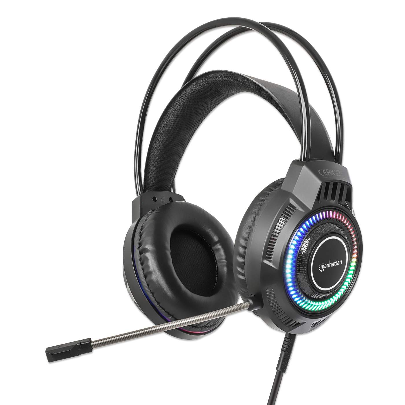 RGB LED Over-Ear USB Gaming Headset