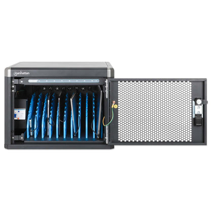10-Port USB-C Desktop Charging Cabinet - 30W per Port Image 3