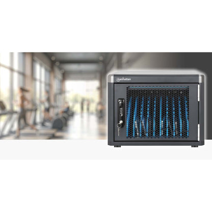 10-Port USB-C Desktop Charging Cabinet - 30W per Port Image 7
