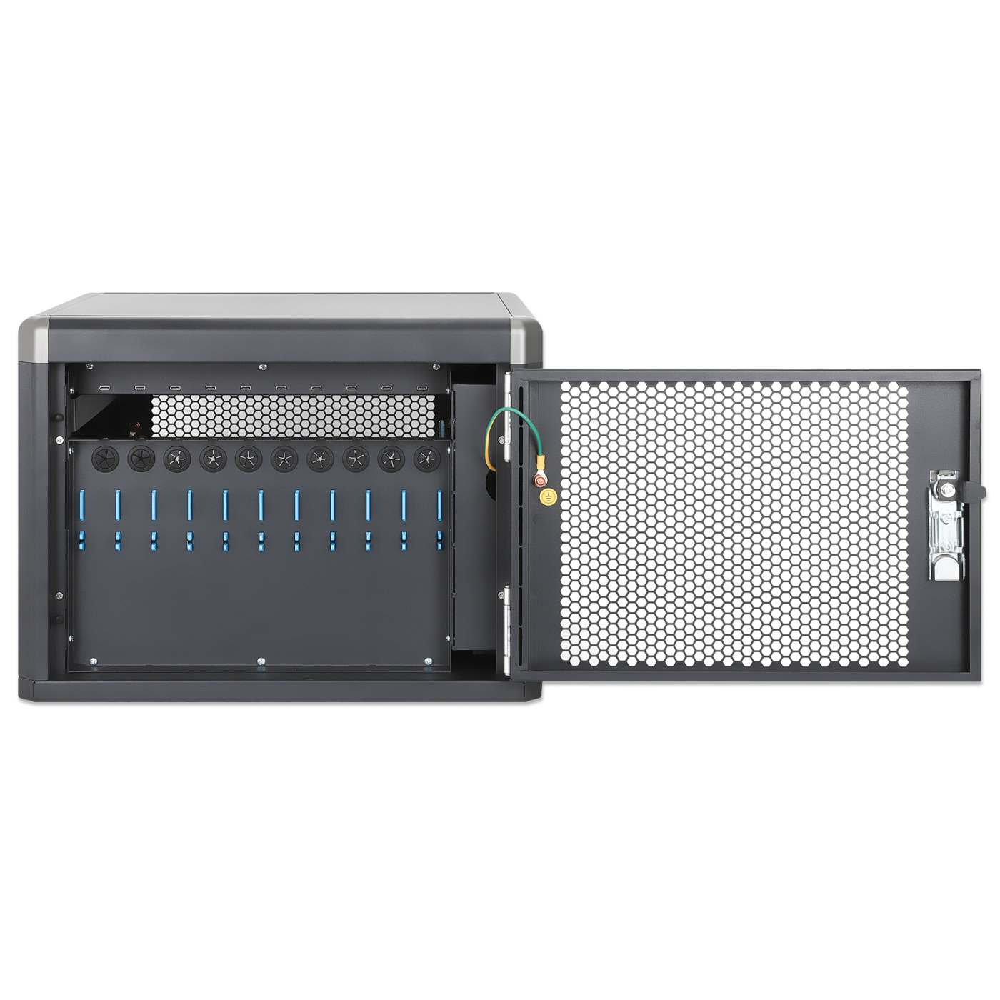 10-Port USB-C Desktop Charging Cabinet - 30W per Port Image 8