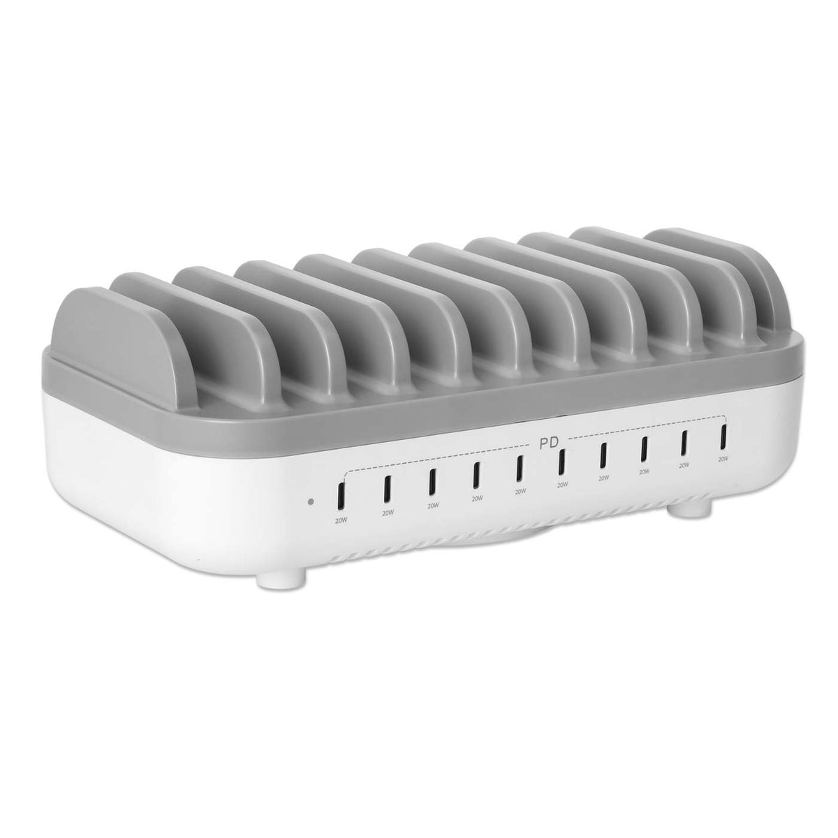 10-Port USB-C Power Delivery Charging Station - 20W per Port Image 4