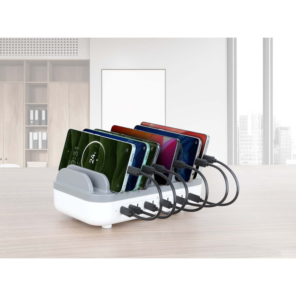 10-Port USB-C Power Delivery Charging Station - 20W per Port Image 9