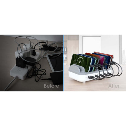 10-Port USB-C Power Delivery Charging Station - 20W per Port Image 10