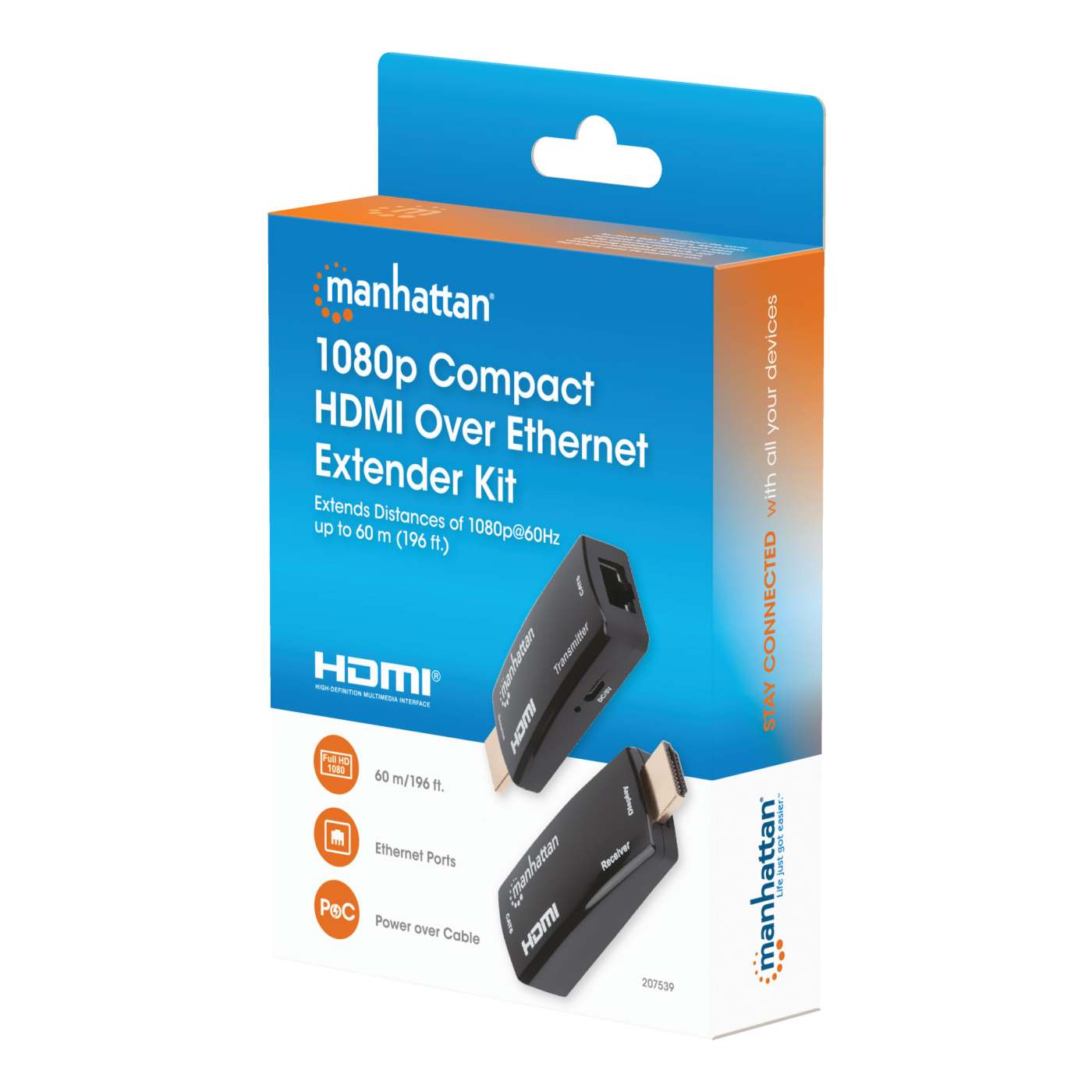 1080p Compact HDMI over Ethernet Extender Kit Packaging Image 2