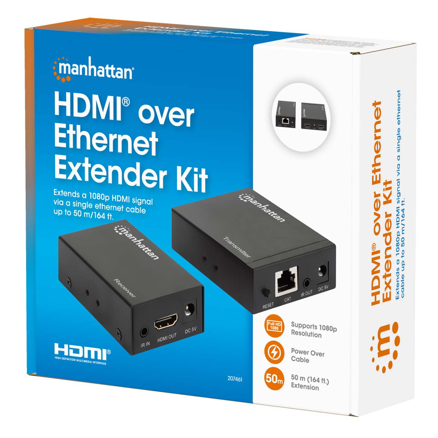 1080p HDMI over Ethernet Extender Kit Packaging Image 2