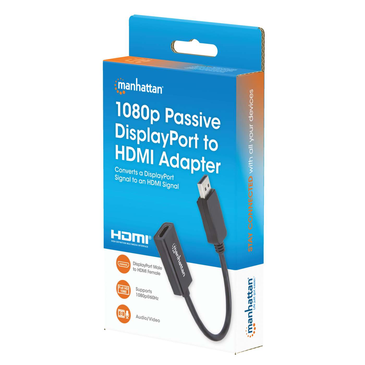 1080p Passive DisplayPort to HDMI Adapter Packaging Image 2