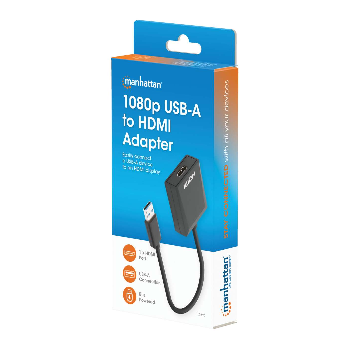 1080p USB-A to HDMI Adapter Packaging Image 2