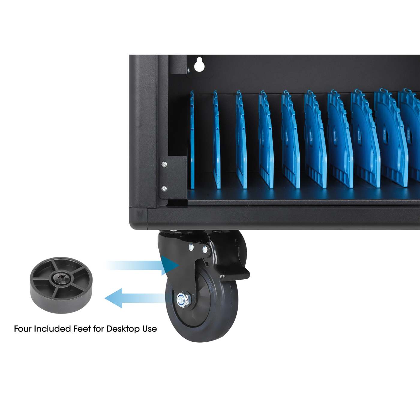 12-Port USB-C Desktop Charging Cabinet - 780 W Image 13