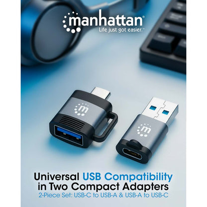 2-Piece Set: USB-C to USB-A & USB-A to USB-C Adapters Image 11