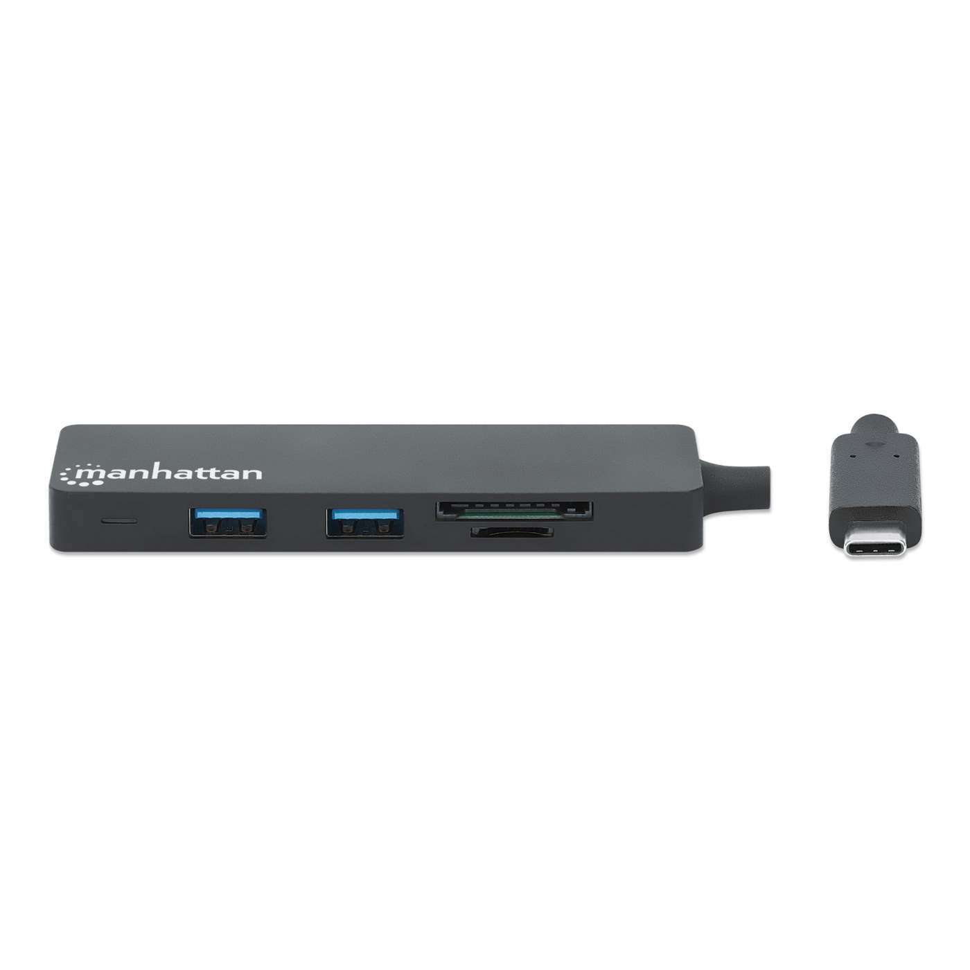 3-Port USB 3.0 Type-C Hub with Card Reader Image 4