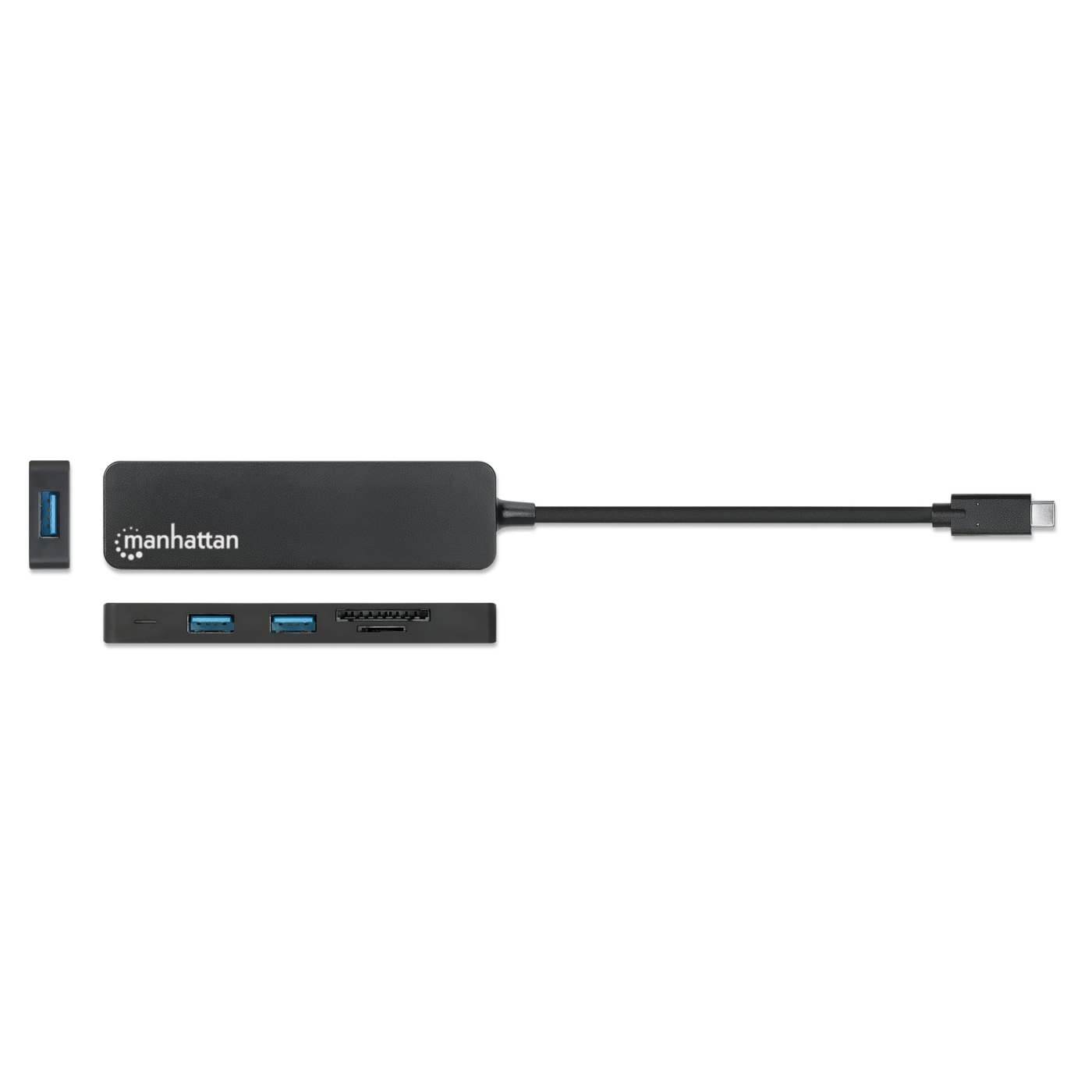 3-Port USB 3.0 Type-C Hub with Card Reader Image 6