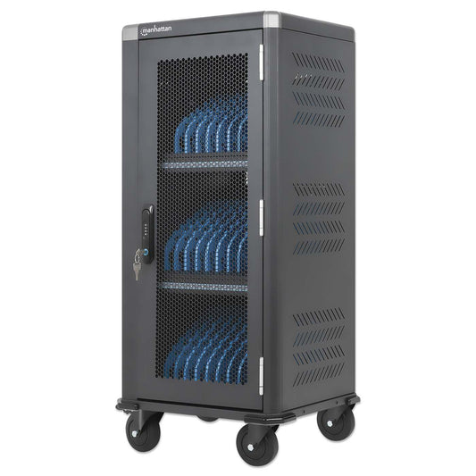30-Port USB-C Charging Cart - 30W per Port Image 1
