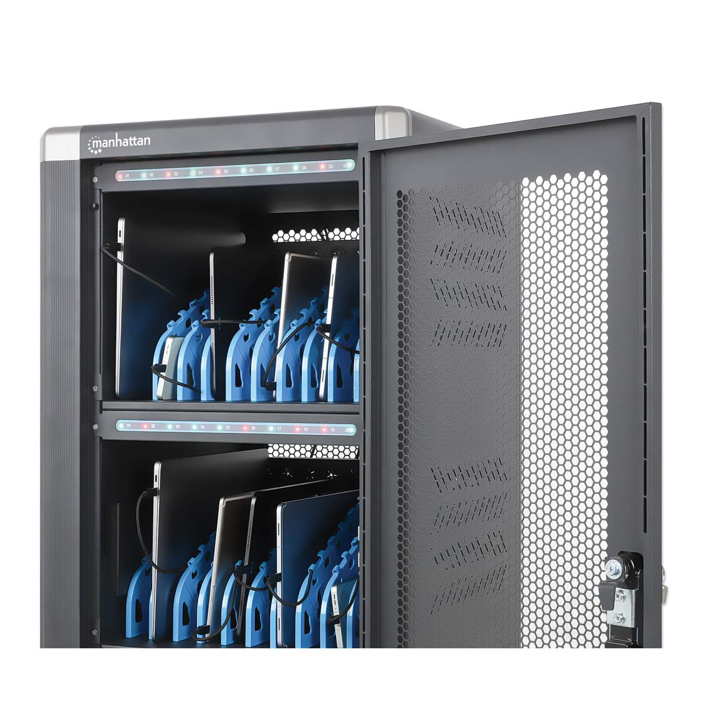 30-Port USB-C Charging Cart - 30W per Port Image 8