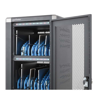 30-Port USB-C Charging Cart - 30W per Port Image 8