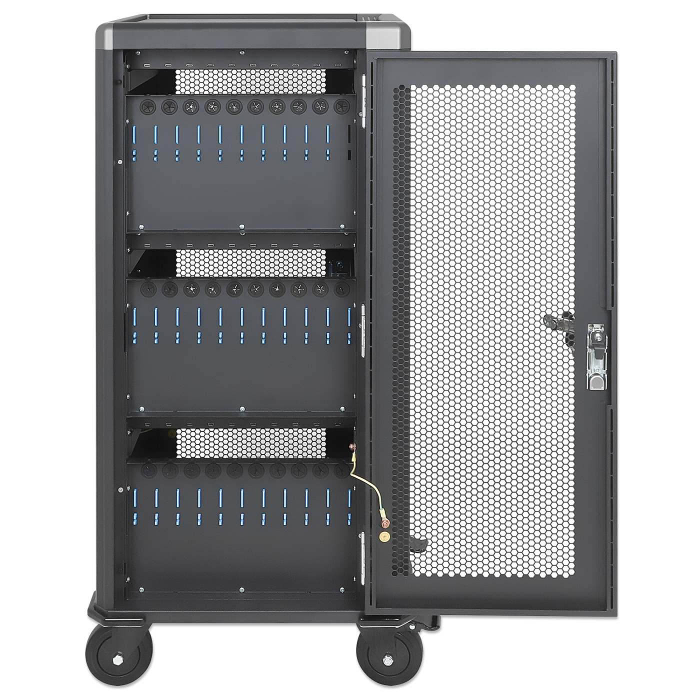 30-Port USB-C Charging Cart - 30W per Port Image 9