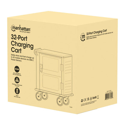 32-Port USB-C Charging Cart - 576 W Packaging Image 2