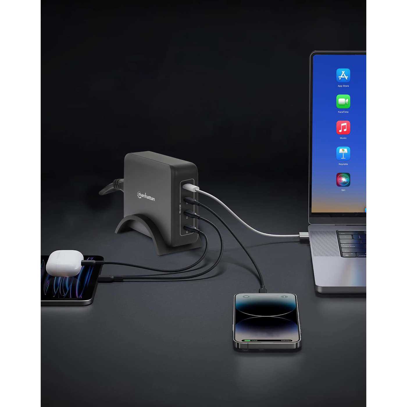 4-Port GaN USB Power Delivery Charging Station - 240 W / PD 3.1 Image 12