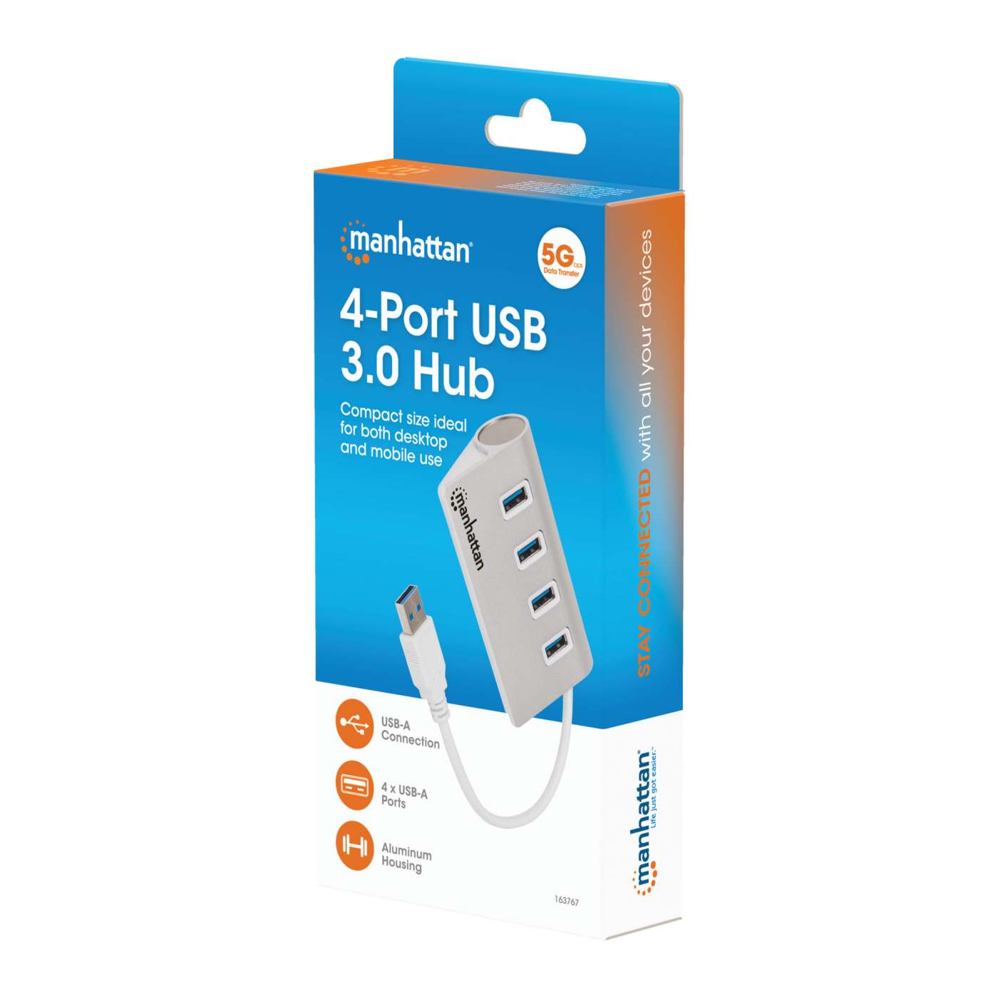 4-Port SuperSpeed USB 3.0 Hub Packaging Image 2