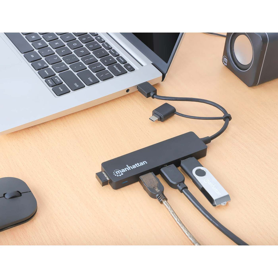 4-Port USB 3.0 Type-C / Type-A Combo Hub