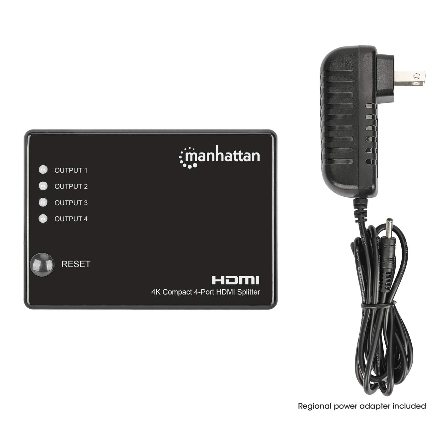 4K Compact 4-Port HDMI Splitter Image 8