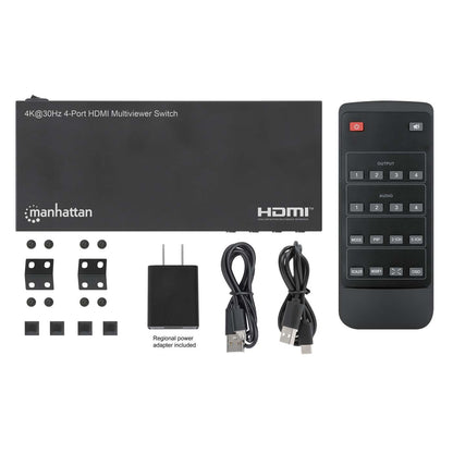 4K@30Hz 4-Port HDMI Multiviewer Switch Image 13