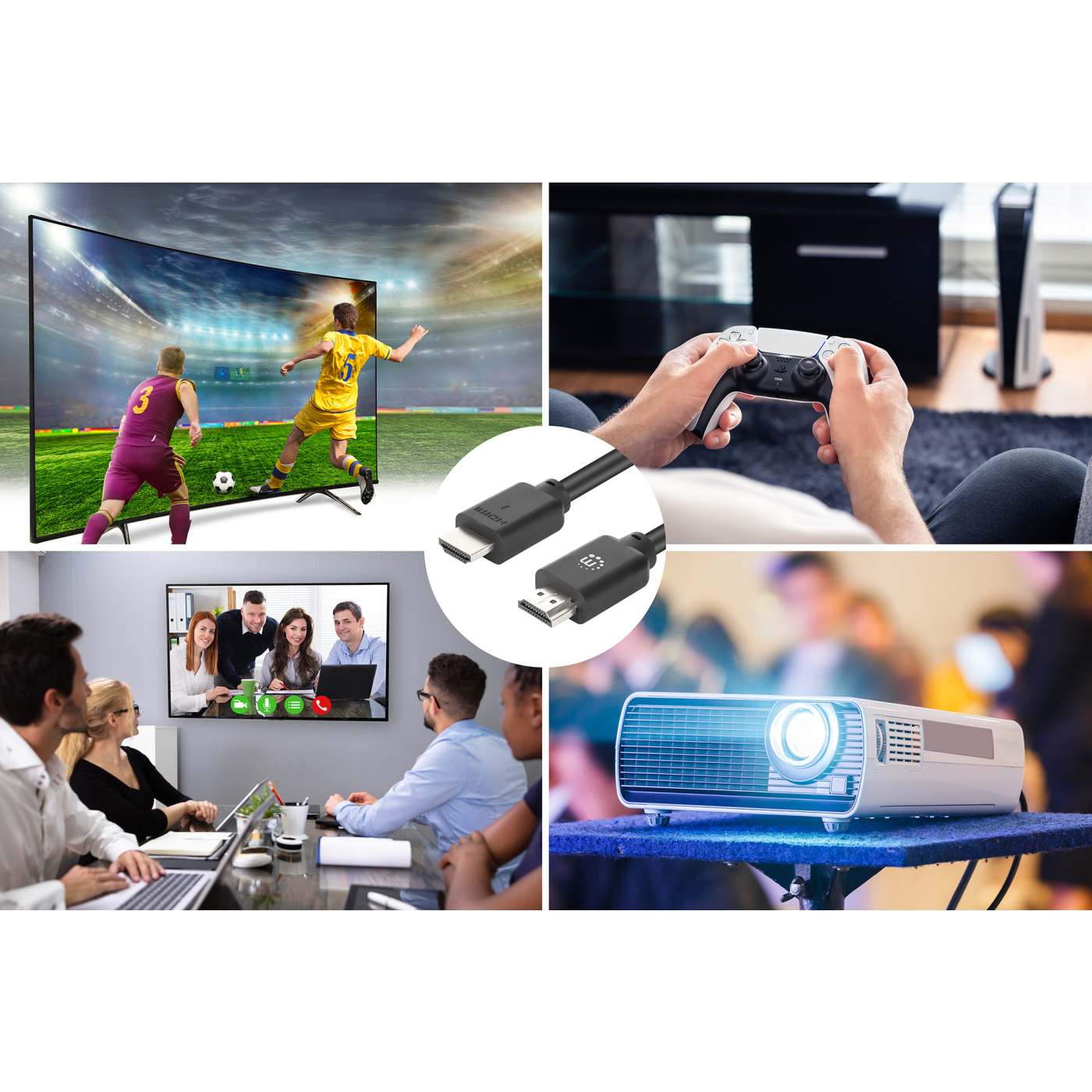 4K@60Hz High Speed HDMI Cable with Ethernet, 10 m (33 ft.) Image 5
