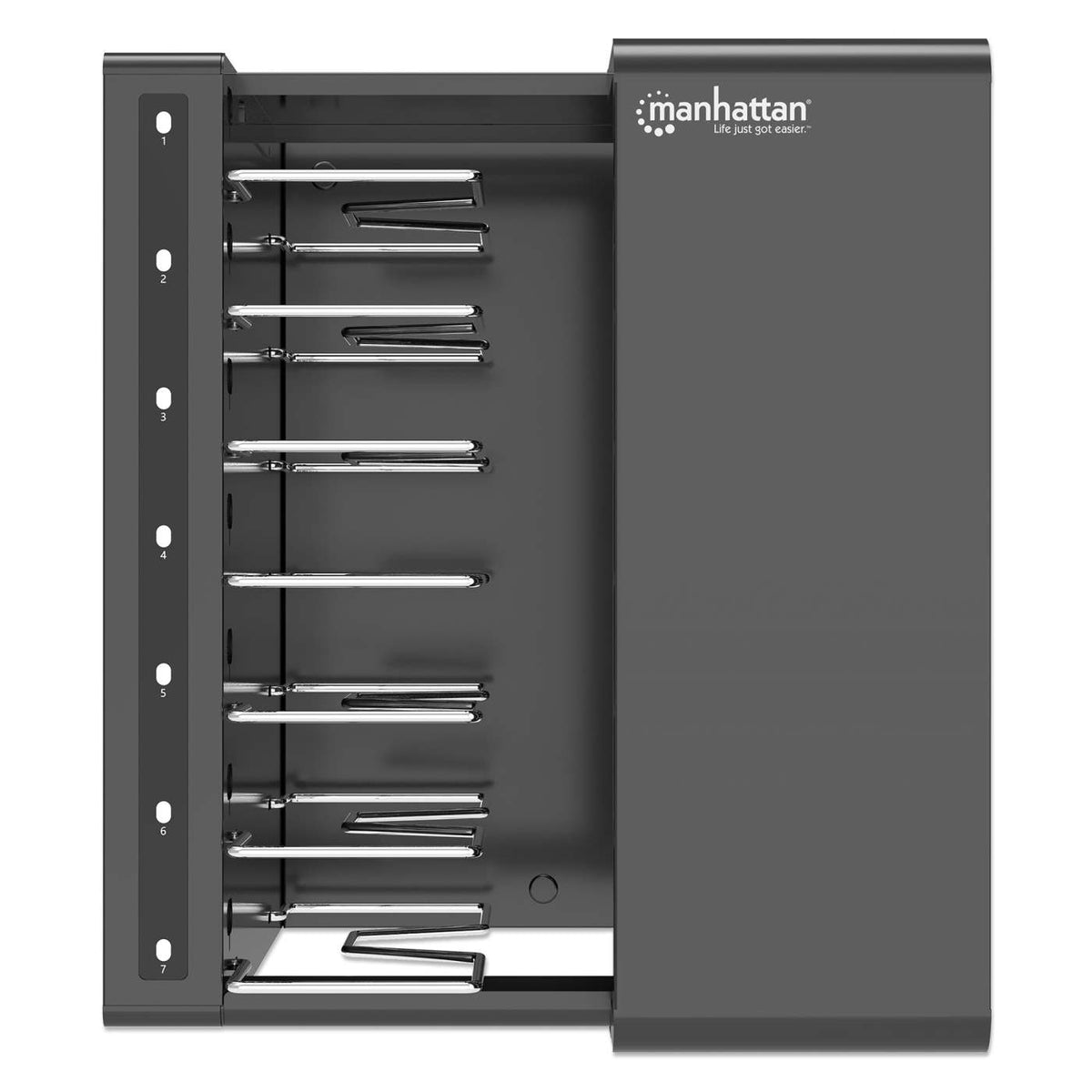 7-Port USB-C Desktop Charging Cabinet - 65W per Port Image 3