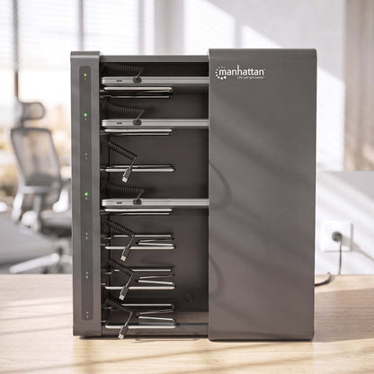 7-Port USB-C Desktop Charging Cabinet - 65W per Port Image 8