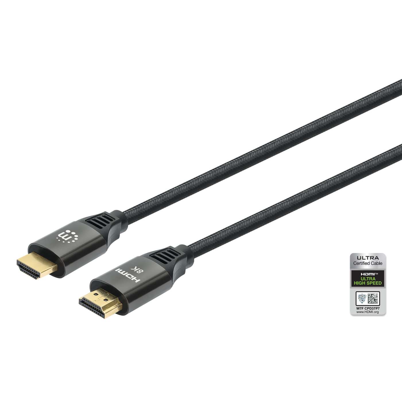 8K@60Hz Certified Ultra High Speed HDMI Cable with Ethernet, 1 m (3 ft.) Image 1