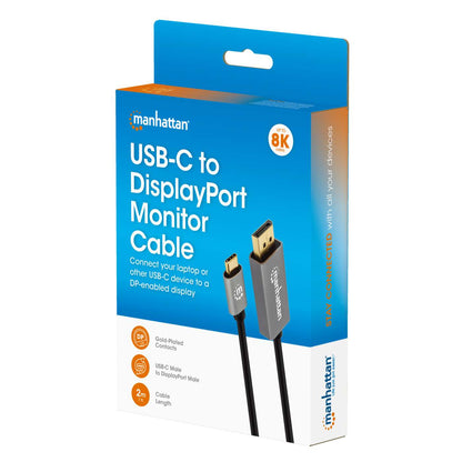 8K@60Hz USB-C to DisplayPort Monitor Cable, 2 m Packaging Image 2