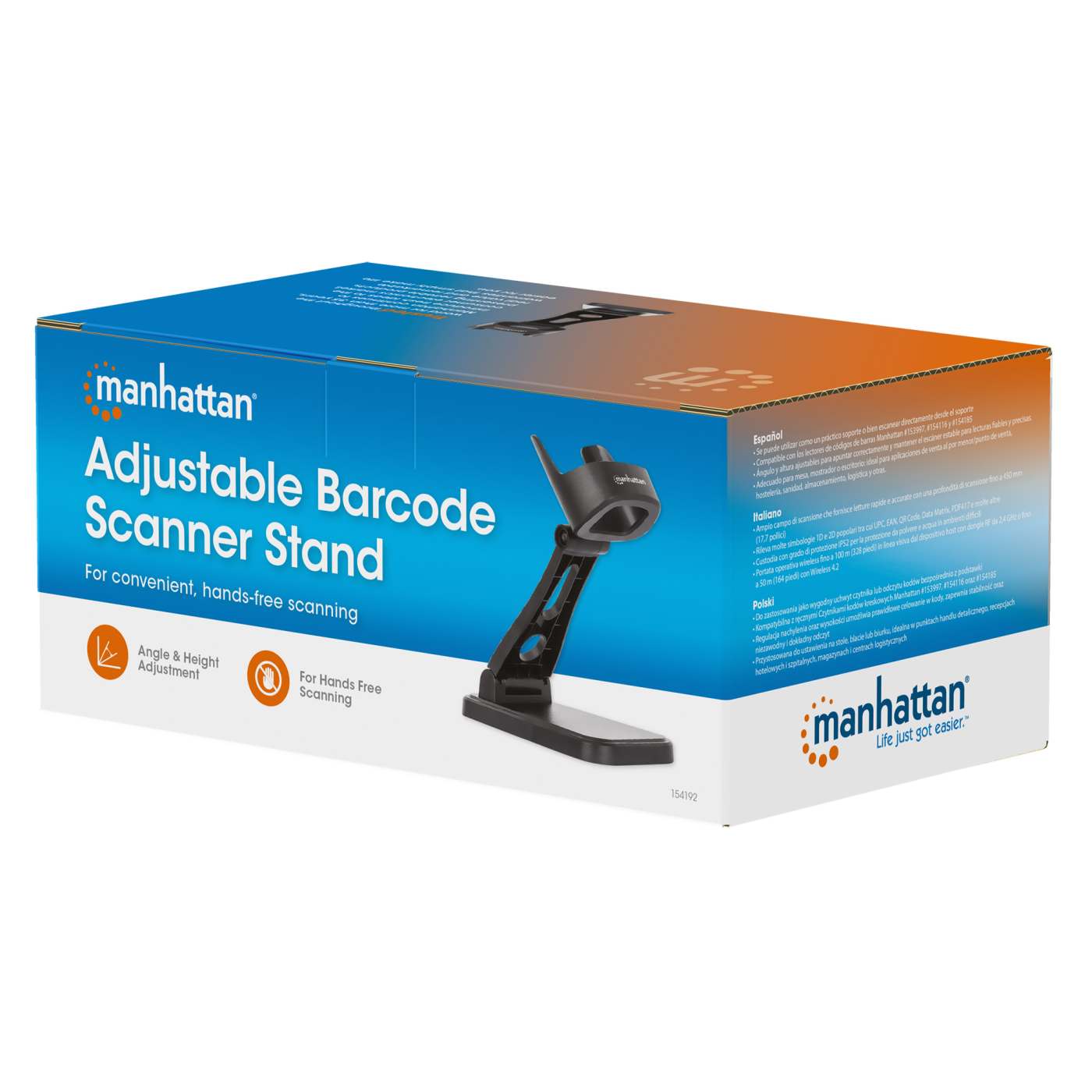 Adjustable Barcode Scanner Stand Packaging Image 2