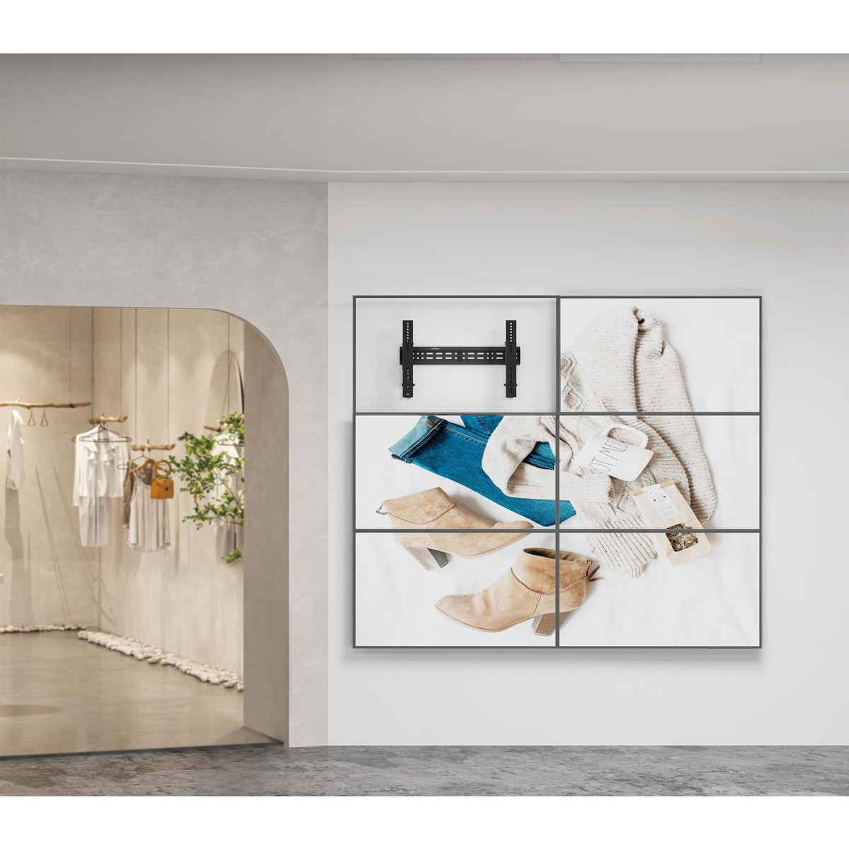 Adjustable Video Wall Mount with Pop-Out Design Image 7