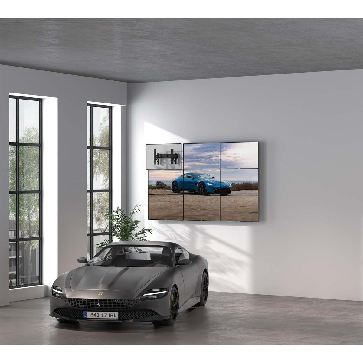 Adjustable Video Wall Mount with Pop-Out Design Image 10