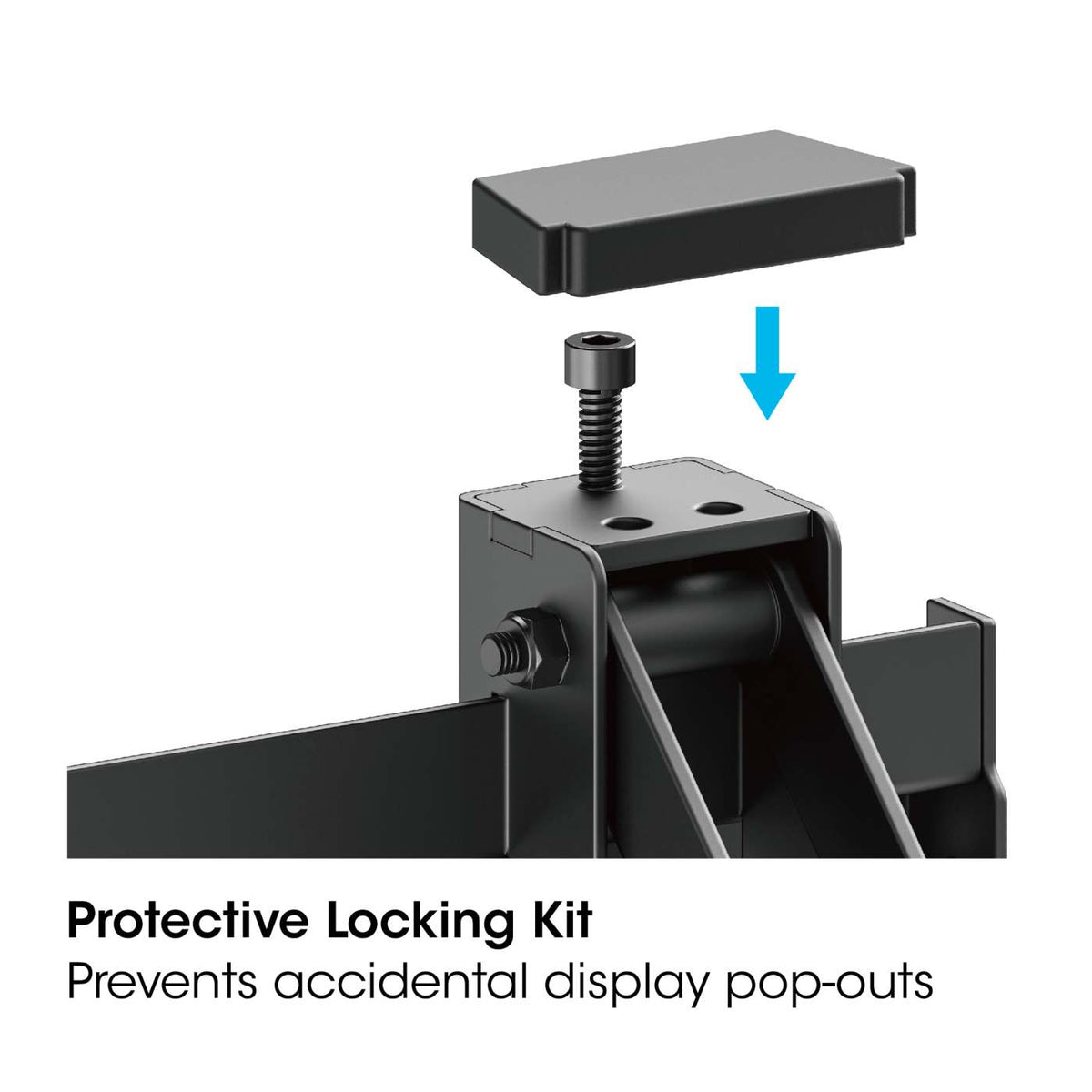 Adjustable Video Wall Mount with Pop-Out Design, for 37" to 80" Displays Image 12