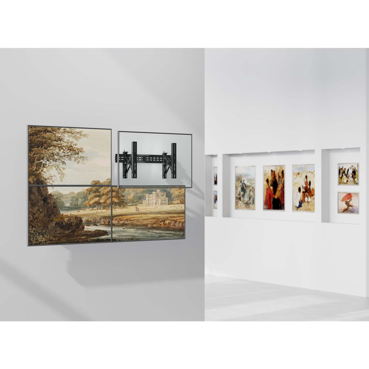 Adjustable Video Wall Mount with Pop-Out Design, for 37" to 80" Displays Image 3