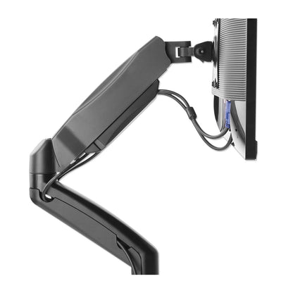 Aluminum Gas Spring Dual Monitor Desk Mount Image 11