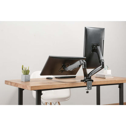 Aluminum Gas Spring Dual Monitor Desk Mount Image 13