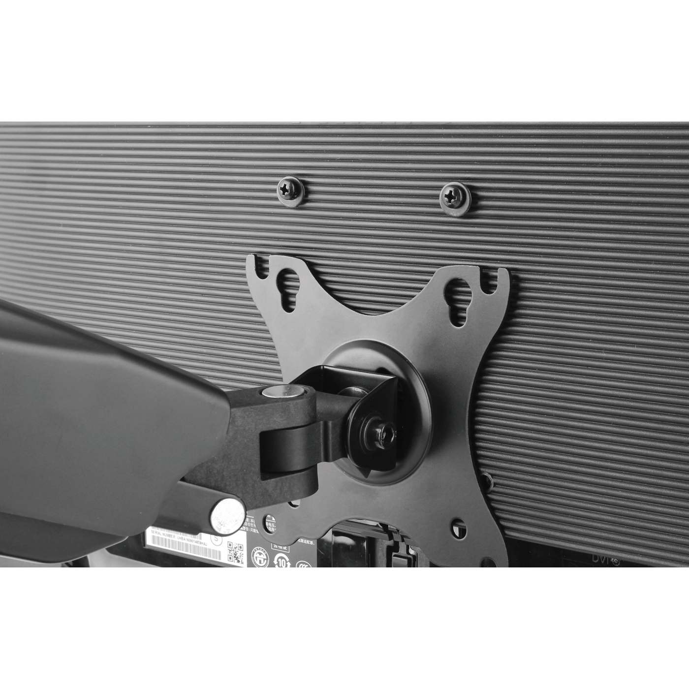 Aluminum Gas Spring Single Monitor Desk Mount Image 7