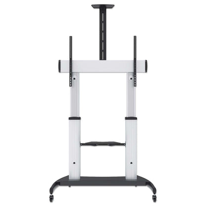 Aluminum Heavy-Duty Height-Adjustable Multimedia TV Cart Image 4