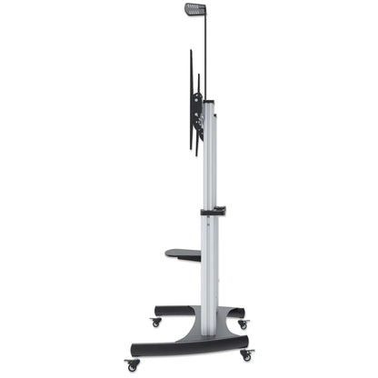 Aluminum Heavy-Duty Height-Adjustable Multimedia TV Cart Image 5