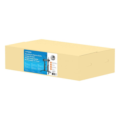 Aluminum Heavy-Duty Large-Screen Height-Adjustable Multimedia TV Cart Packaging Image 2