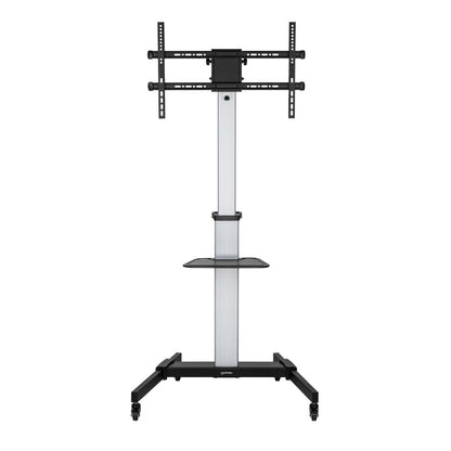 Aluminum Height-Adjustable Multimedia TV Cart, for 37" to 86" Image 4